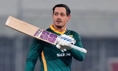 South African cricketer Quinton de Kock (Photo: AP)