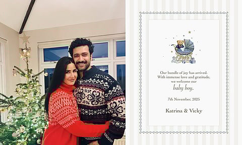 Vicky Kaushal and Katrina Kaif are blessed with a baby boy (Insta/vickykaushal09)&nbsp;