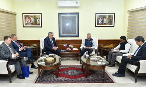 EAM Jaishankar, Russian Deputy FM Rudenko (IANS)