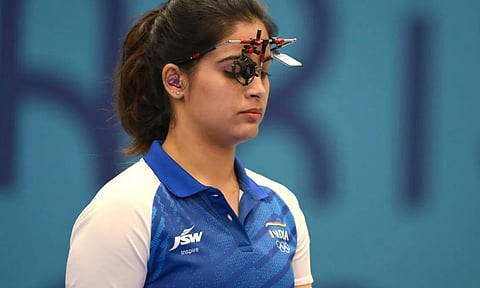 &nbsp;India could manage in the 25m Standard Pistol event at the ISSF World Championships 2025 in Cairo on Saturday (IANS)