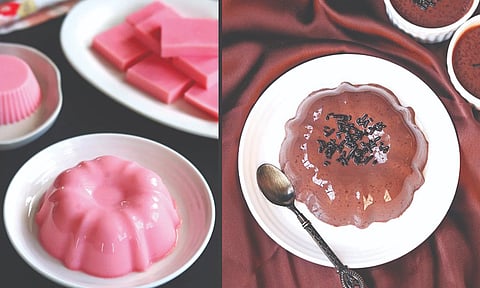 Silky Rose, Luscious Chocolate puddings