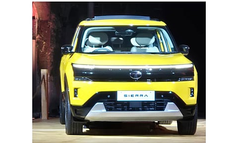 Tata Motors, the production-ready version of the Tata Sierra (Photo: ANI)
