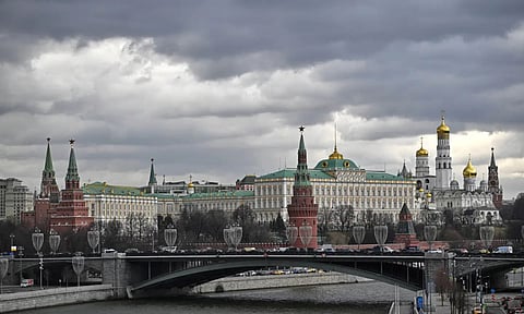 The Kremlin and the Grand Kremlin Palace, are seen along the Moscow River in Moscow, Russia. (Photo: AP)