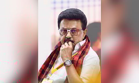 Chengalpattu: Tamil Nadu Chief Minister and DMK chief MK Stalin during the party's training session titled 'My Polling Booth, Winning Booth', at Mamallapuram in Chengalpattu district, Tamil Nadu, Tuesday, Oct. 28, 2025. (PTI)