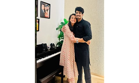 Smriti Mandhana and her fiance Musician Palash Mucchal (Photo: Instagram/smriti_mandhana)