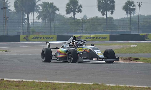 Action from Formula 4 Indian Championship Race 2&nbsp;