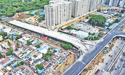 File photo of Perungalathur flyover on GST Road