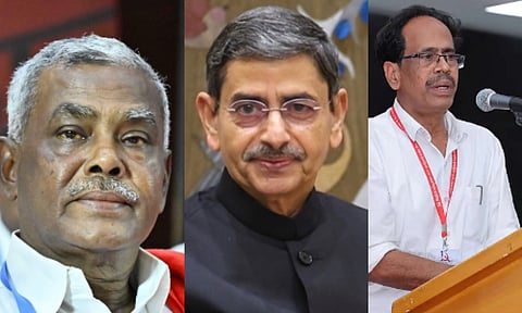 (L-R) P Shanmugam, RN Ravi, M Veerapandian&nbsp;