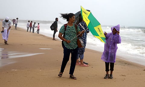 Visual from Marina Beach&nbsp;