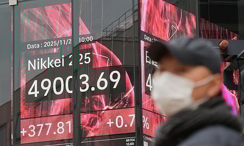 Japan's Nikkei index, Tokyo (Photo: AP)
