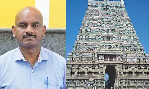 V Palanichamy and Kasi Viswanathar Temple