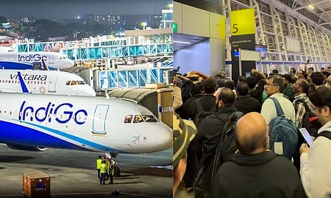 Passengers protest as IndiGo faces major operational issues at the Chennai Airport&nbsp;