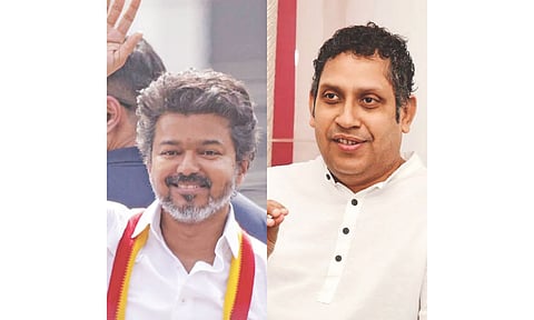 TVK leader VIjay and Congress Praveen Chakravarthy