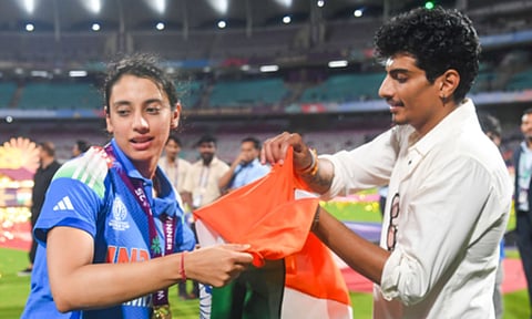 Smriti Mandhana has called off her wedding with music composer and singer Palash Muchhal (IANS)&nbsp;&nbsp;