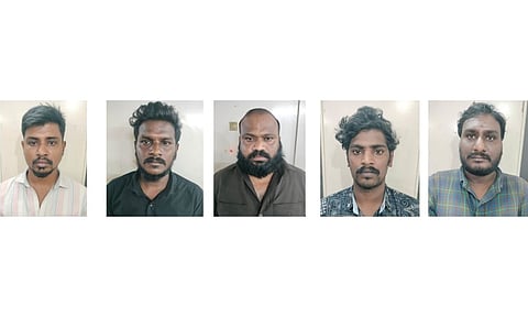 Five kidnappers got arrested