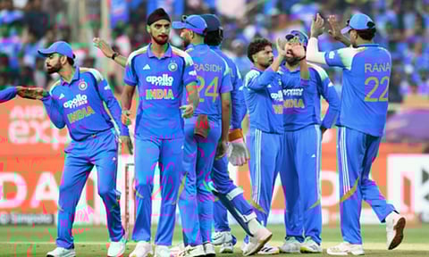 Indian cricket team (Photo: IANS)