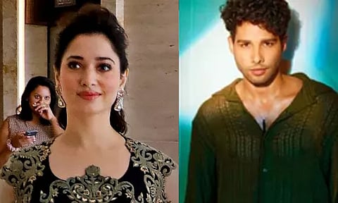 (L-R) Tamannaah Bhatia, Siddhant Chaturvedi