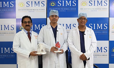 The surgery was performed by Dr. A Mohammed Ibrahim, Consultant - Cardiothoracic Surgery under the guidance of Dr. V V Bashi, Director &amp; Senior Consultant - Institute of Cardiac &amp; Advanced Aortic Diseases