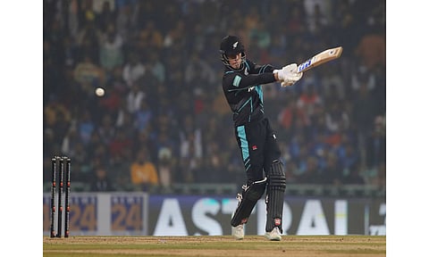 Kiwi batsmen Finn Allen (Photo: ANI)