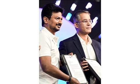 Udhayanidhi Stalin from the event (Insta/ jiohotstar)