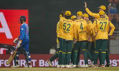 Shubman Gill vs South Africa during the seconf T20 international at Maharaja Yadavindra Singh International Cricket Stadium, in New Chandigarh (Photo: PTI)