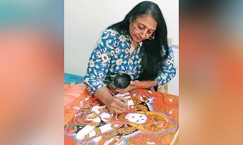 Artist and art educator Sushila Prakash