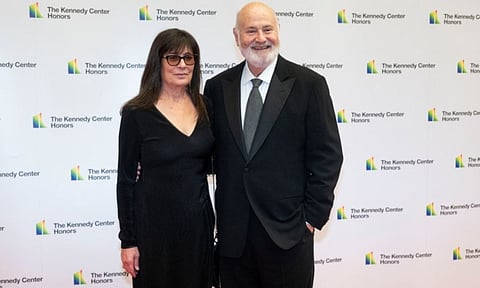 Director-actor Rob Reiner and his wife Michele (AP)