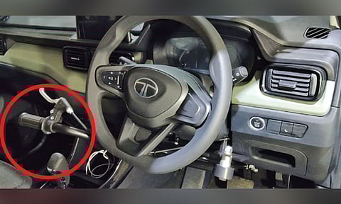 A sensor-based knob developed and fitted near the gear lever to operate the clutch in a semi-automatic manner