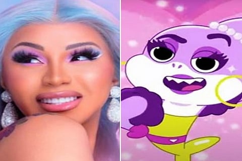 Cardi B, Sharki B on 'Baby Shark's Big Show (Image Credit: ANI)