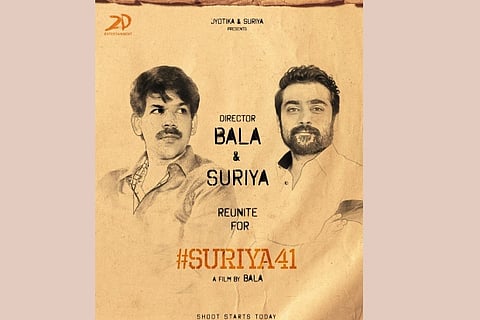 'After 18 years, it's happiness today': Suriya, director Bala reunite for #Suriya41