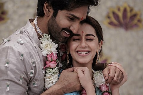 Nikki Galrani with Aadhi Pinisetty