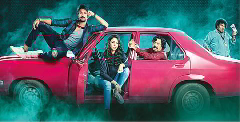 Adhi and Hansika Motwani?s upcoming film poster