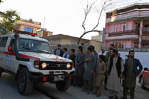 Blast kills more than 50 at Kabul mosque, its leader says