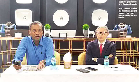 KE Ranganathan (L), Ferran Vilaclara