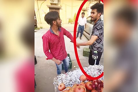 Screengrab from the video