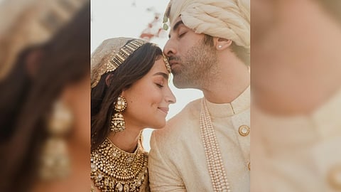 Alia Bhatt with Ranbir Kapoor.