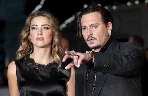 Amber Heard and Johnny Depp