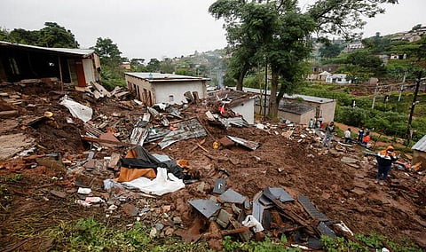 Visuals from KwaNdengezi Station, near Durban, South Africa (Source: Reuters)