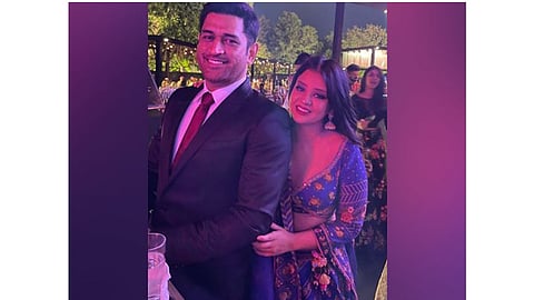 MS Dhoni and Sakshi Singh (Image source: Instagram)