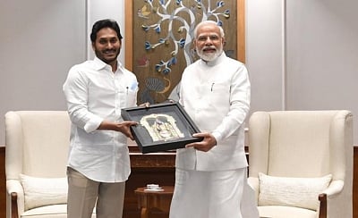 Andhra Pradesh Chief Minister Y.S. Jagan Mohan Reddy on Tuesday met Prime Minister Narendra Modi in Delhi