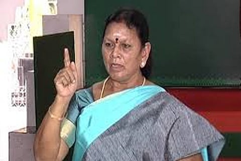 Ex-AIADMK minister V Saroja