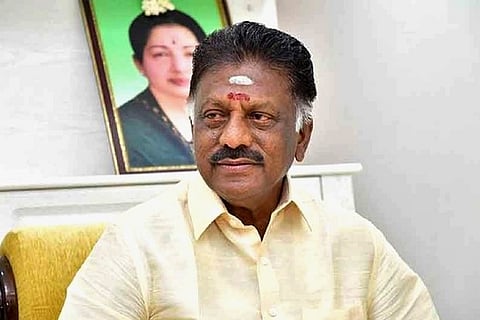 AIADMK coordinator and former chief minister O Panneerselvam