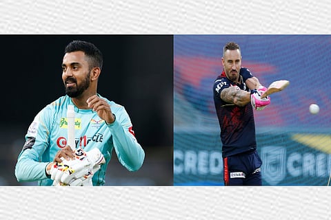 KL Rahul and Faf du Plessis