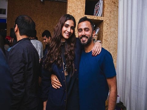 Actor Sonam Kapoor and her husband Anand Ahuja