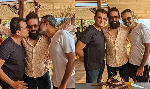 Prashanth Neel, Yash and producer Vijay (Source: IANS)