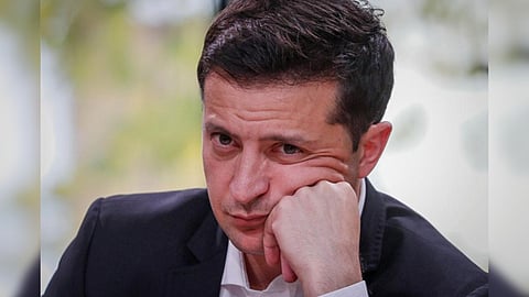 Ukrainian President Volodymyr Zelensky.