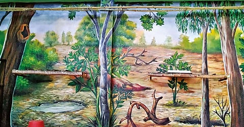 A sacred grove with 27 Nakshatra trees will be planted near the big cats? enclosure along with the native trees.