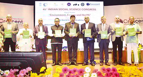 Dignitaries at 45th Indian Social Science Congress at BS Abdur Rahman Crescent Institute