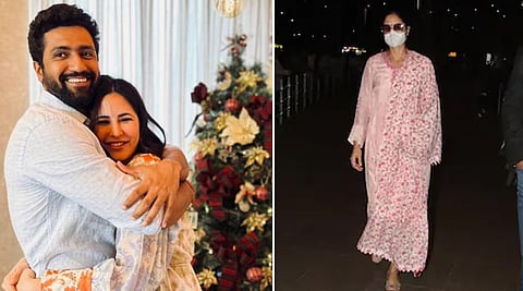 Katrina sparked pregnancy rumours after being spotted at the Mumbai airport