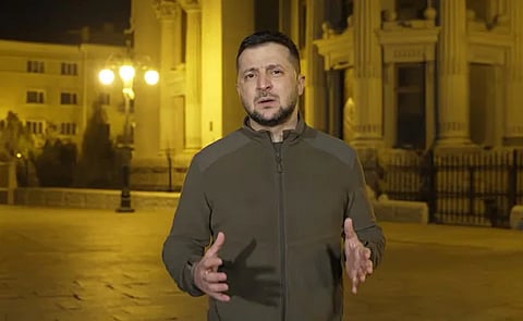 Ukrainian President Volodymyr Zelensky
